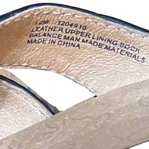 Sofft Brown Leather Slip On Sandals Size 10 M - Picture 6 of 8